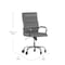 Flash Furniture Gray LeatherSoft Roller Wheel Executive Chair GO-2286H-GR-RLB-GG - alternate 3